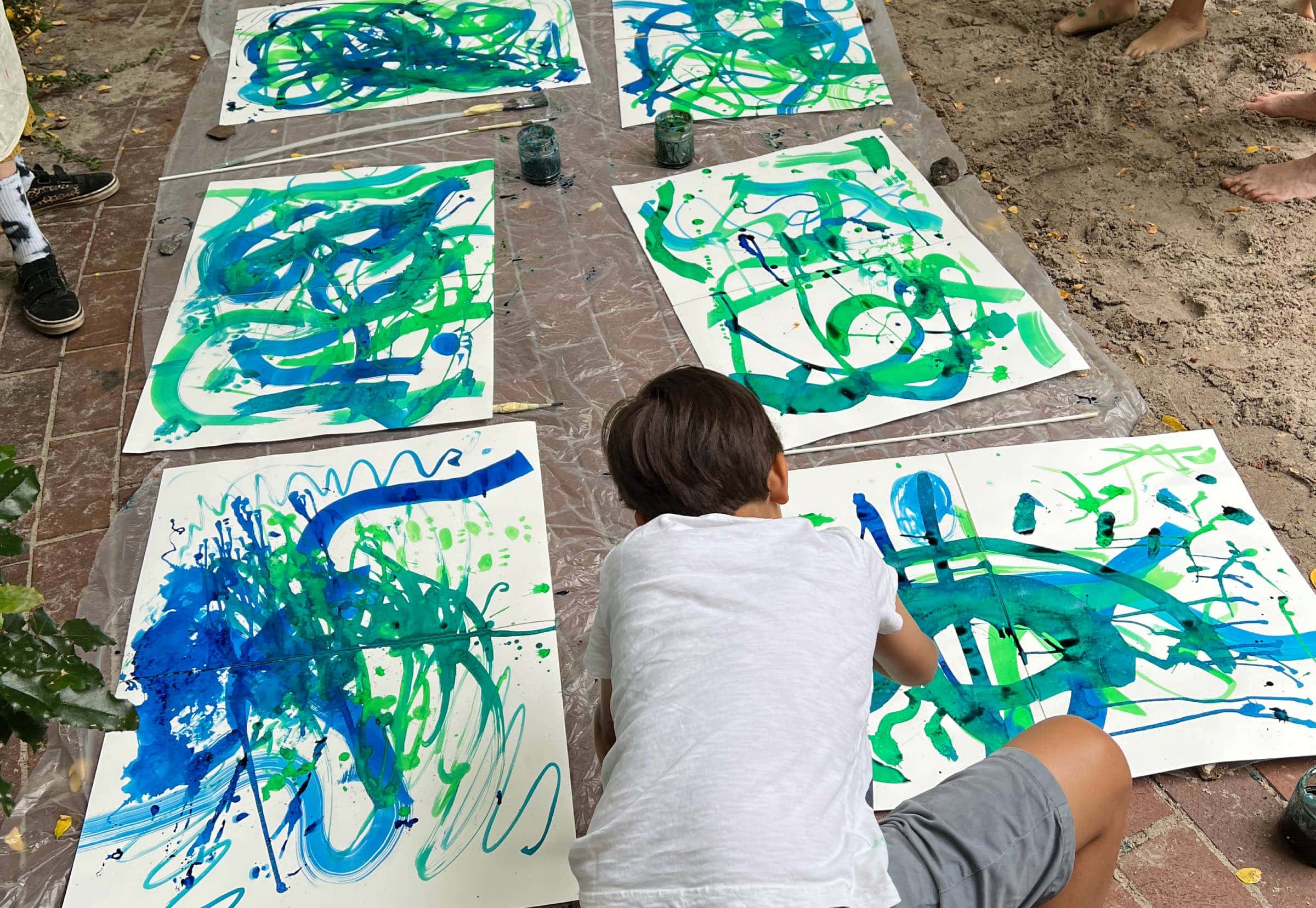 Kreative Sommerferienkurse Für Kinder Und Jugendliche In Berlin: Kreative Techniken Ausprobieren Im Malsalon // Himbeer