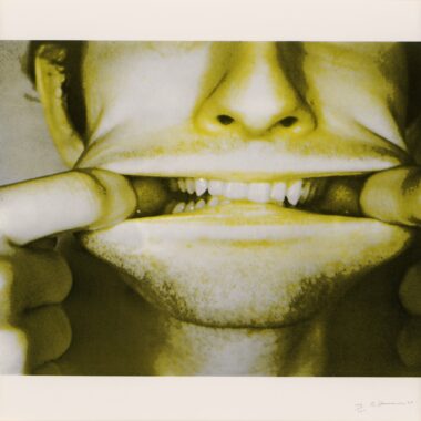 Bruce Nauman Im Kupferstichkabinett Berlin // Himbeer