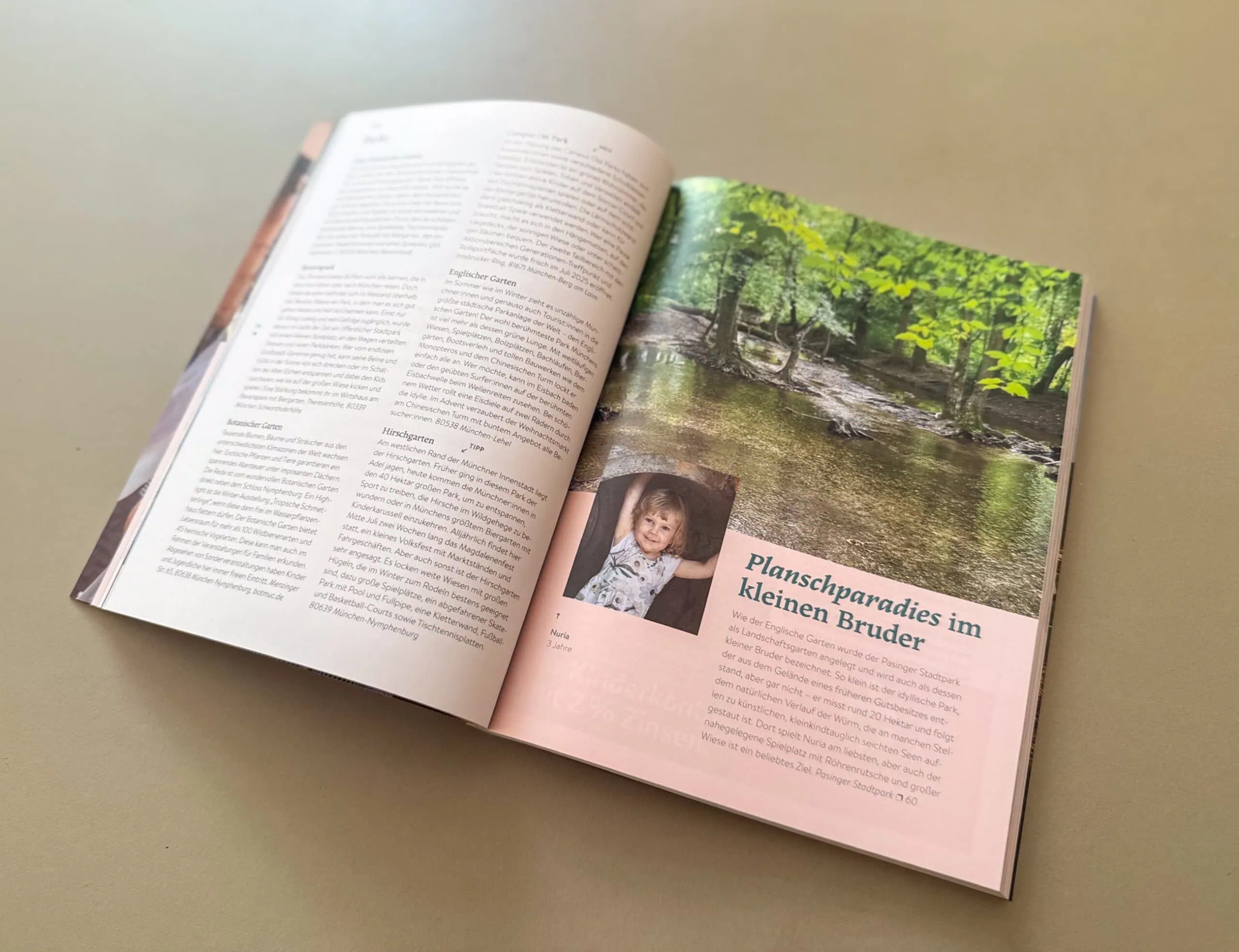 Kindertipps: Kinder Und Jugendliche Gesucht, Die Ihre Lieblingsorte In Berlin Zeigen, Hier Beispiel Aus Dem Münchner Familien-Freizeit-Guide // Himbeer