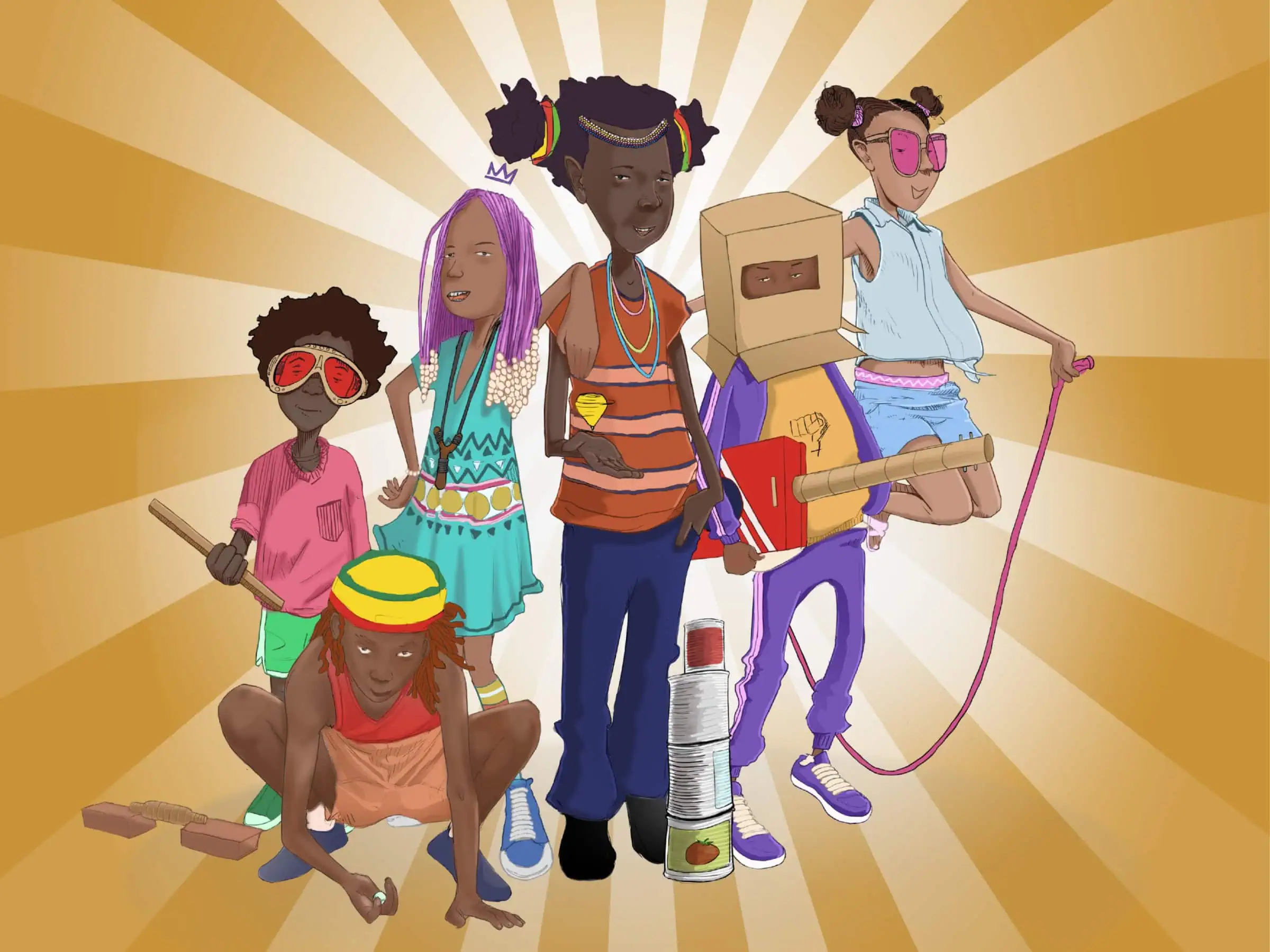 Humboldt Forum Advertorial African Street Games 2025 // Himbeer
