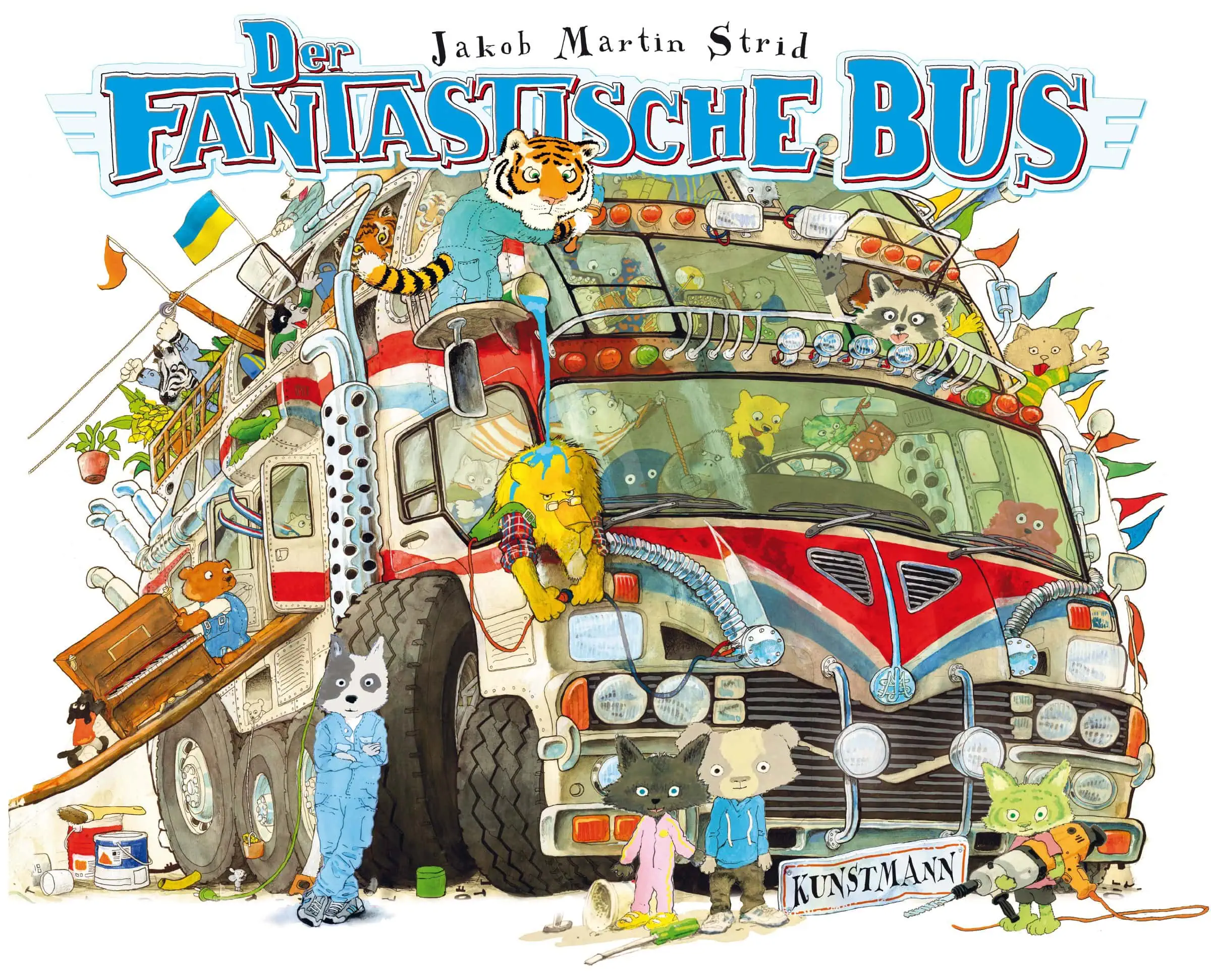 Buchpremiere Und Lesung Bei Krumulus, Der Fantastische Bus Von Und Mit Jakob Martin Strid // Himbeer