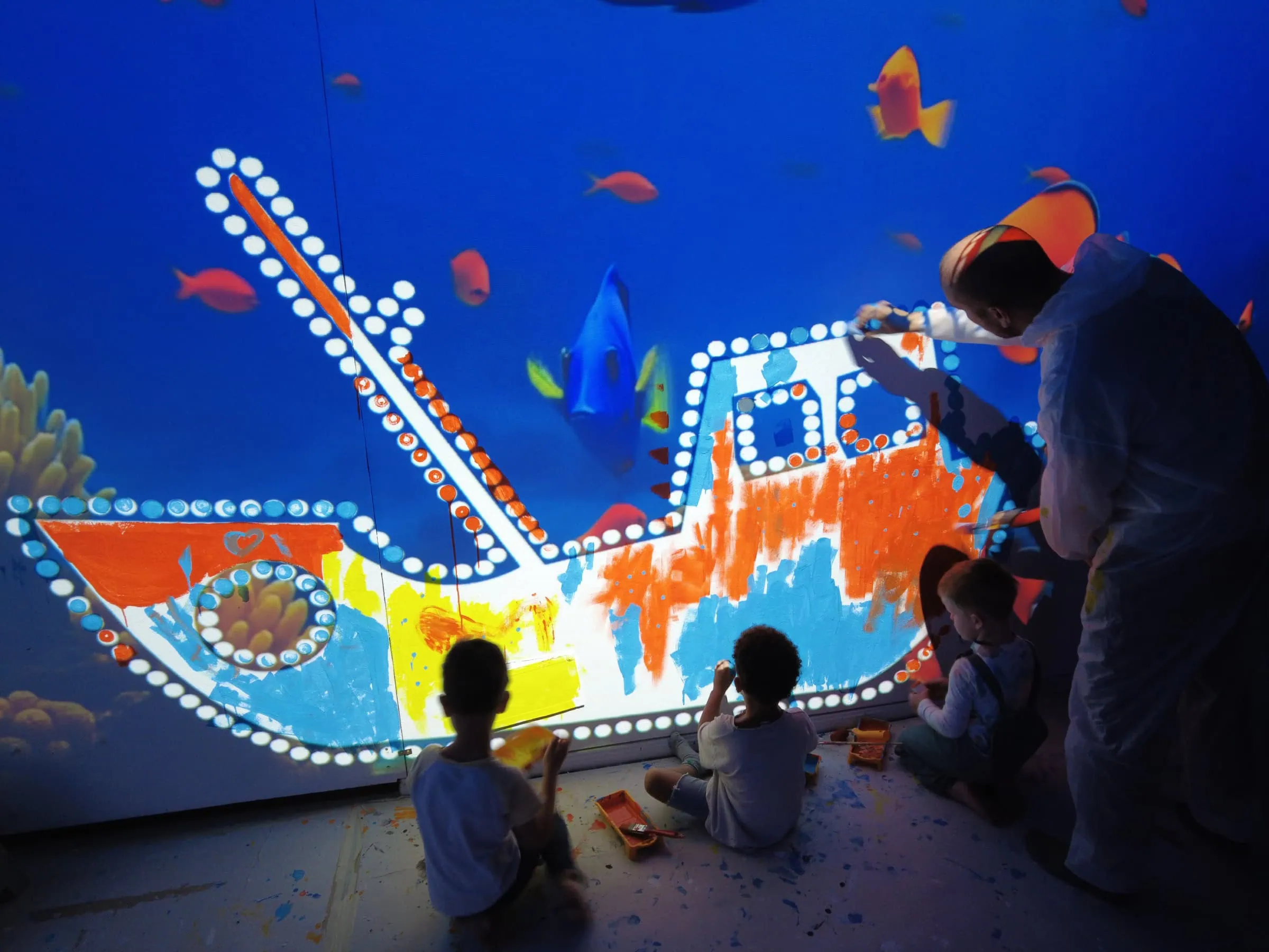 Immersive Wall Painting Für Kinder // Himbeer