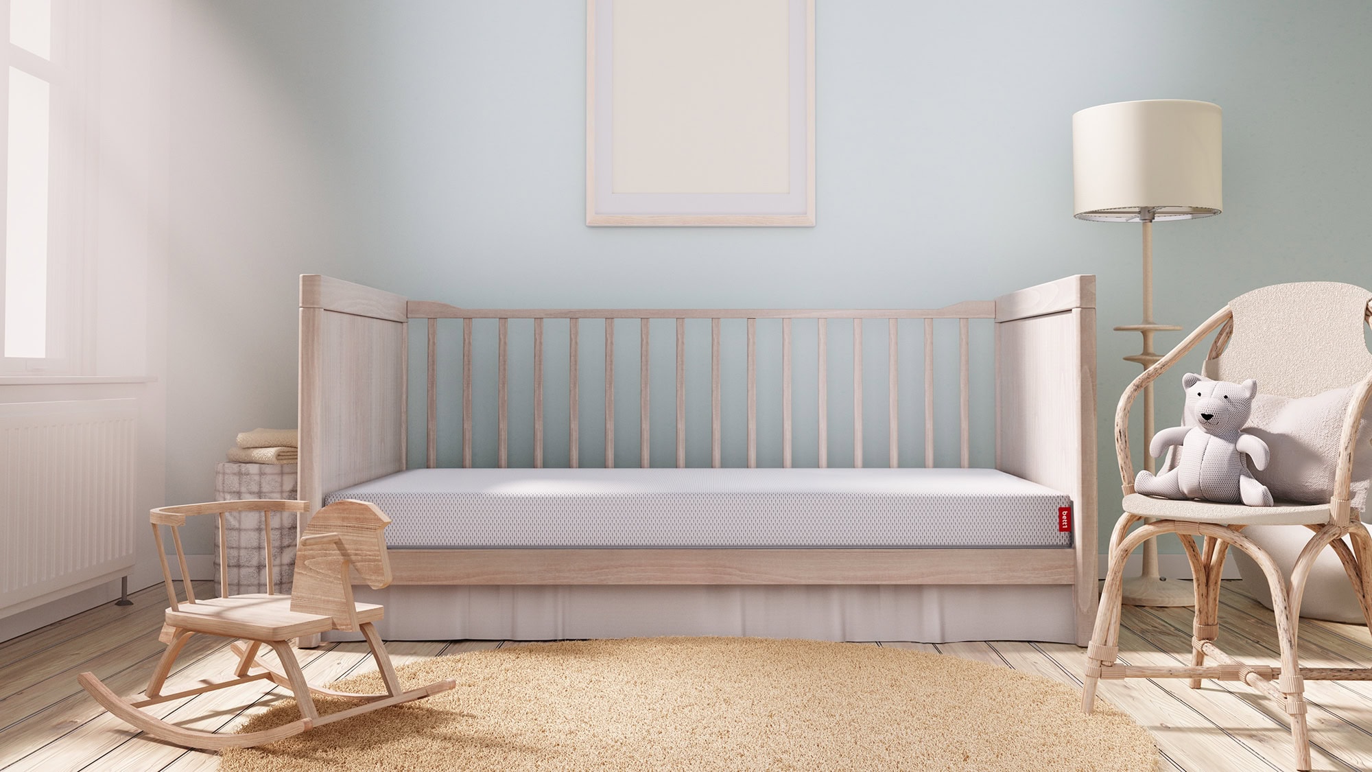 Von Geburt An Richtigliegen: Superbreeze Kindermatratze Von Bett1 // Himbeer