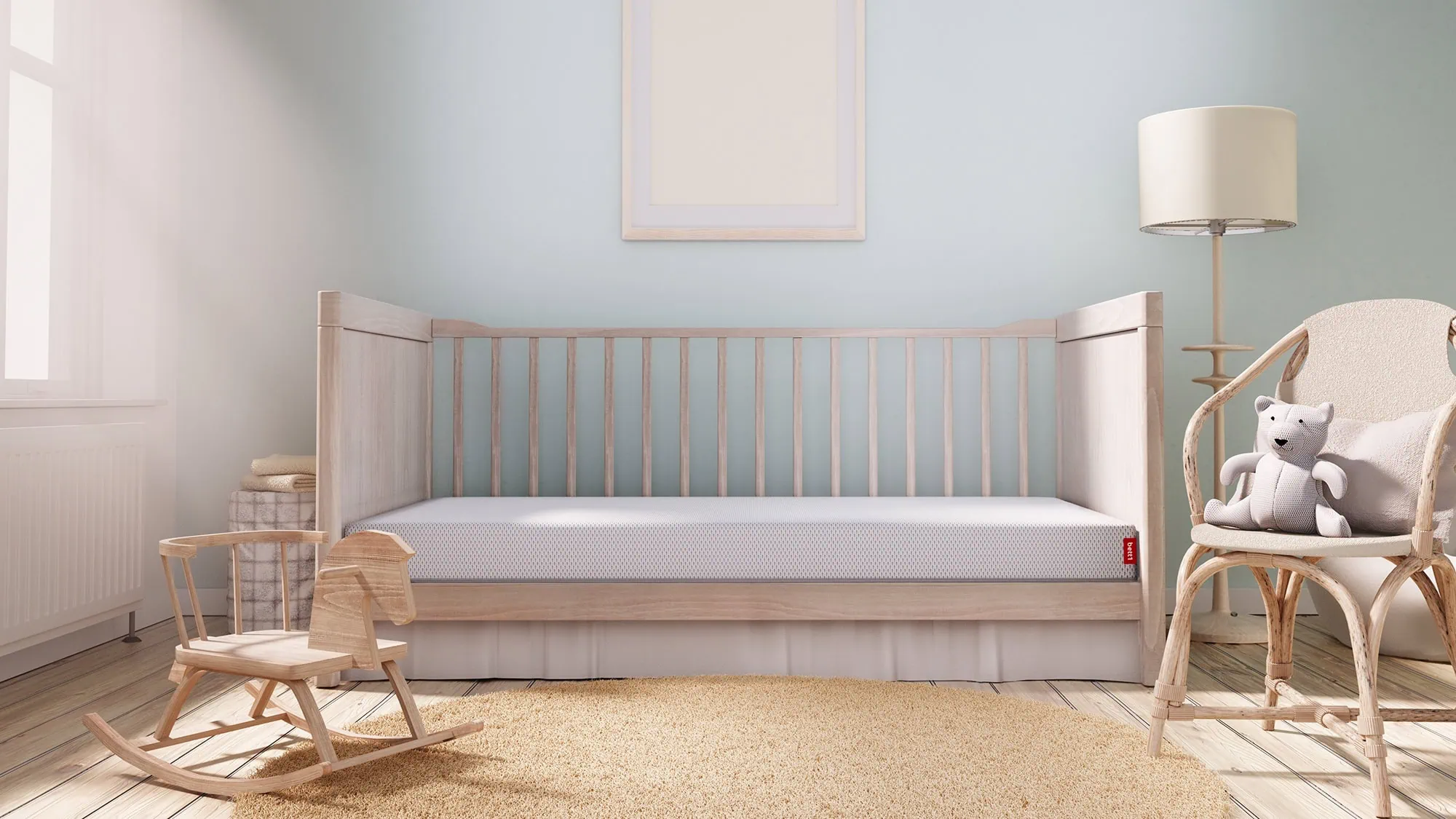 Von Geburt An Richtigliegen: Superbreeze Kindermatratze Von Bett1 // Himbeer
