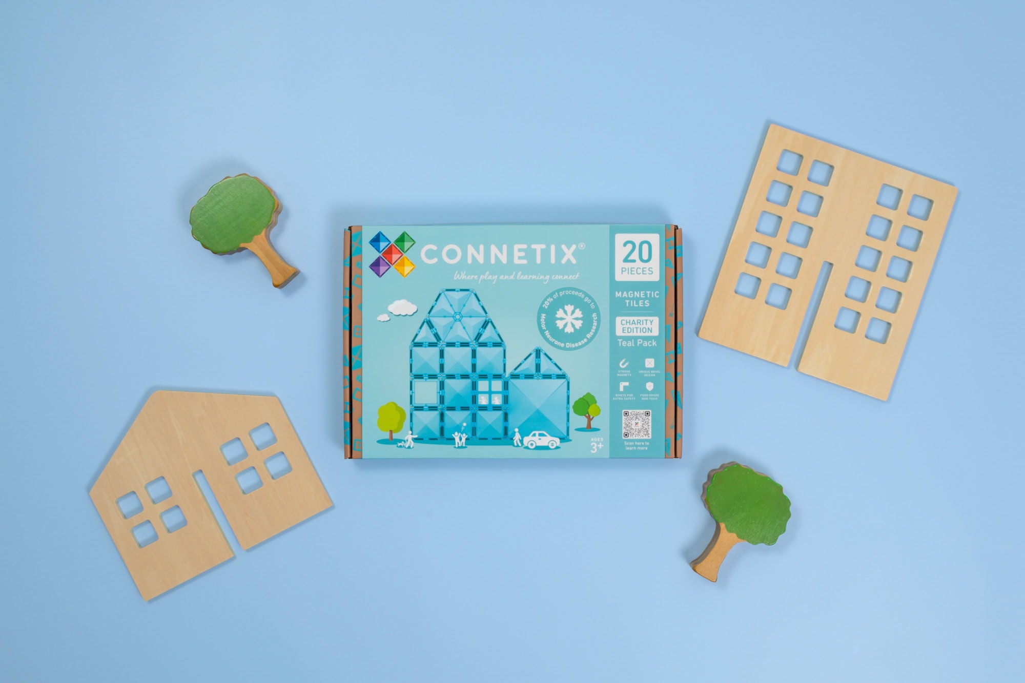 Connetix Charity Packs: Spielend Gutes Tun // Himbeer