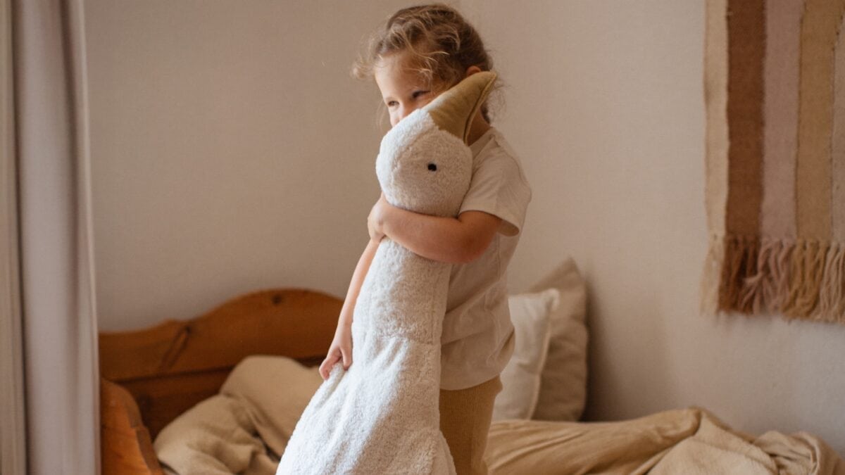 Großes Gans-Kuscheltier Von Senger Naturwelt // Himbeer 2025