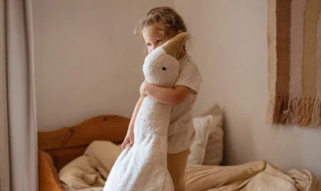 Großes Gans-Kuscheltier Von Senger Naturwelt // Himbeer 2025