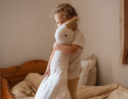 Großes Gans-Kuscheltier Von Senger Naturwelt // Himbeer 2025