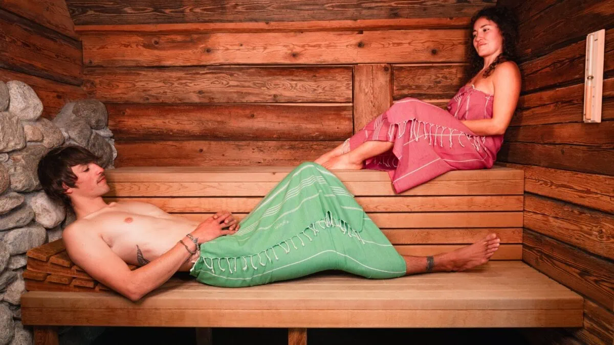 Lestoff Hamamtuch Adventskalender // Himbeer 2025