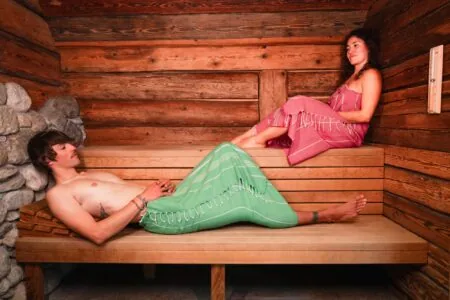 Lestoff Hamamtuch Adventskalender // Himbeer 2025