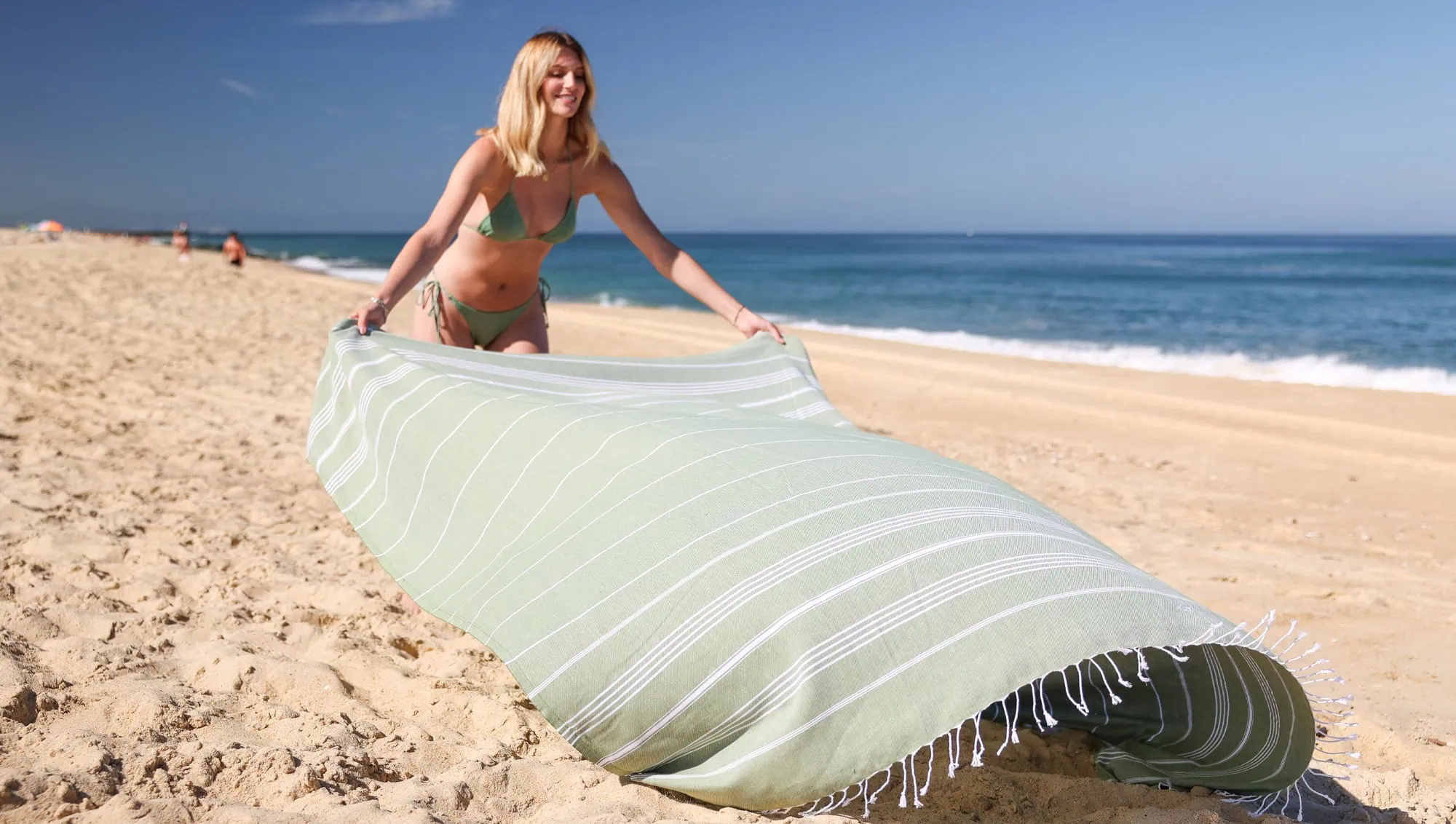 Lestoff Hamamtuch Adventskalender // Himbeer 2025