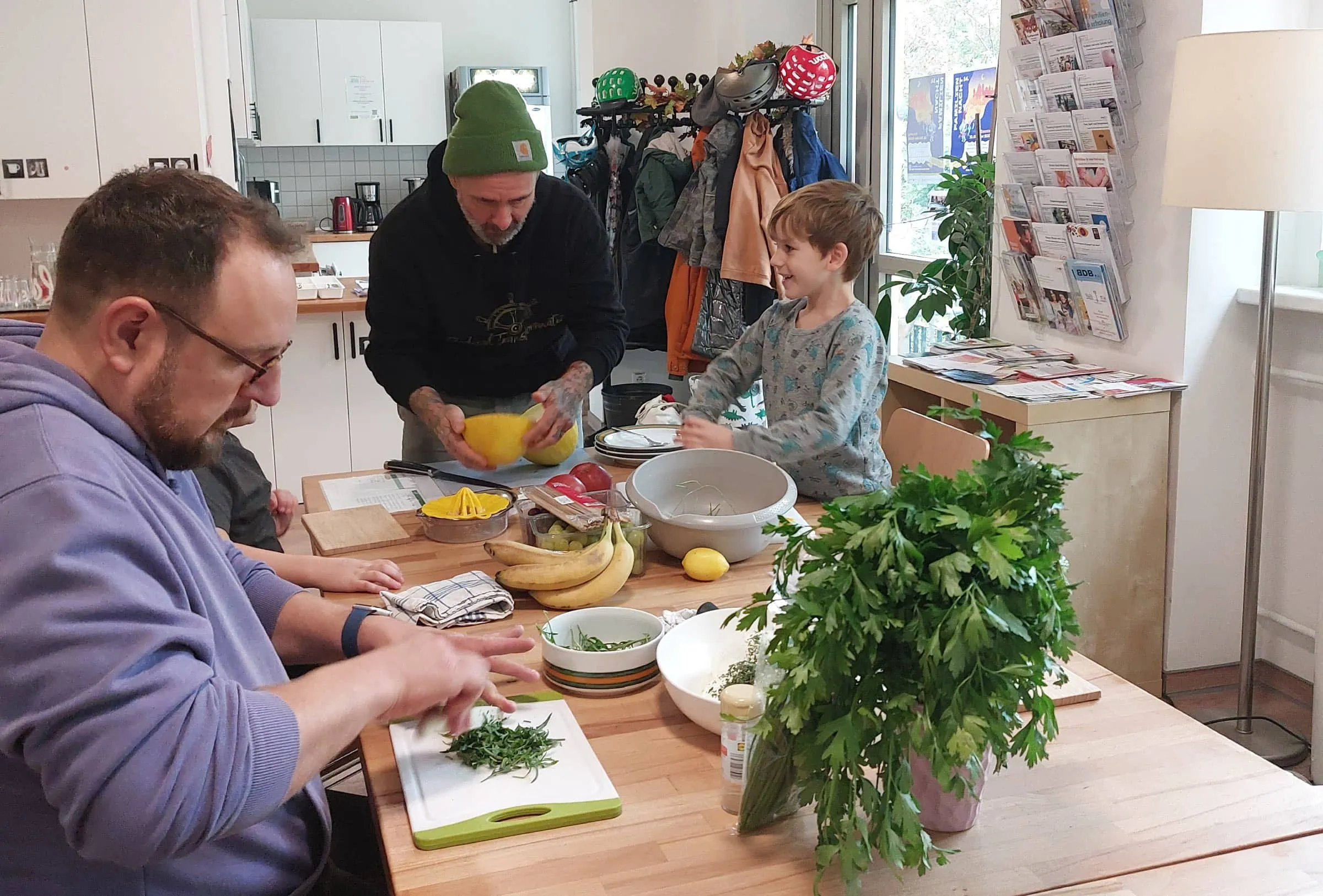 Mini-Tipps Im Januar: Papa-Kind-Kochen Im Familienzentrum Am Nauener Platz // Himbeer