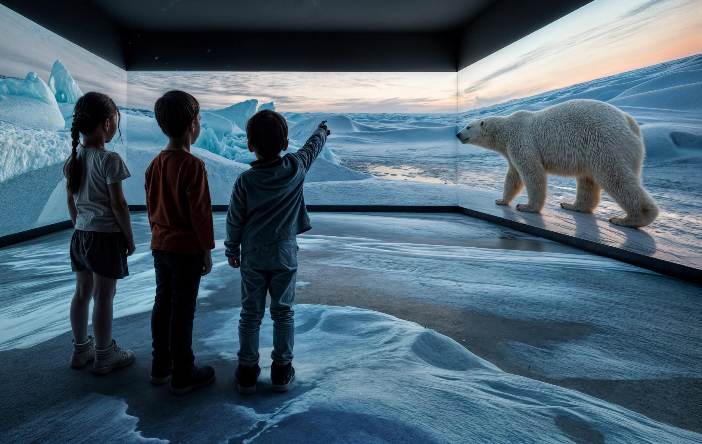 Neue Immersive Ausstellung Für Familien, Polar Experience // Himbeer