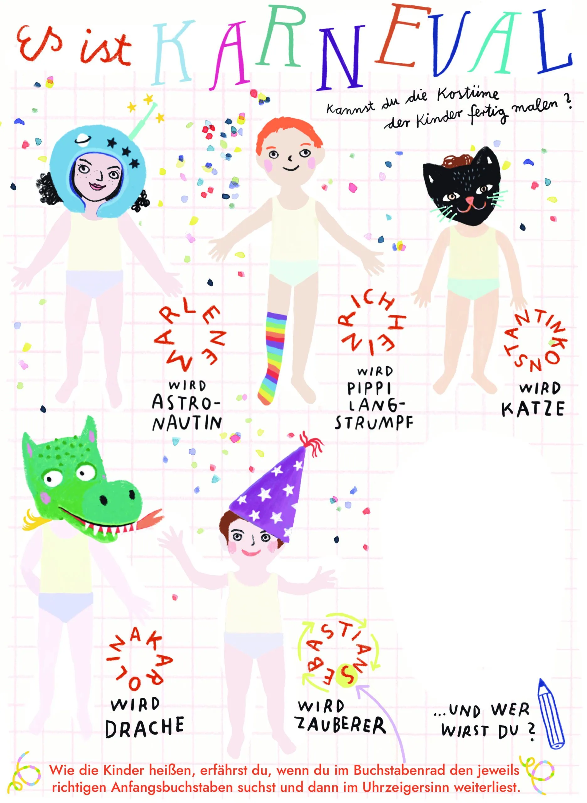 Himbeerchen Kinderrätsel, Es Ist Karneval // Himbeer