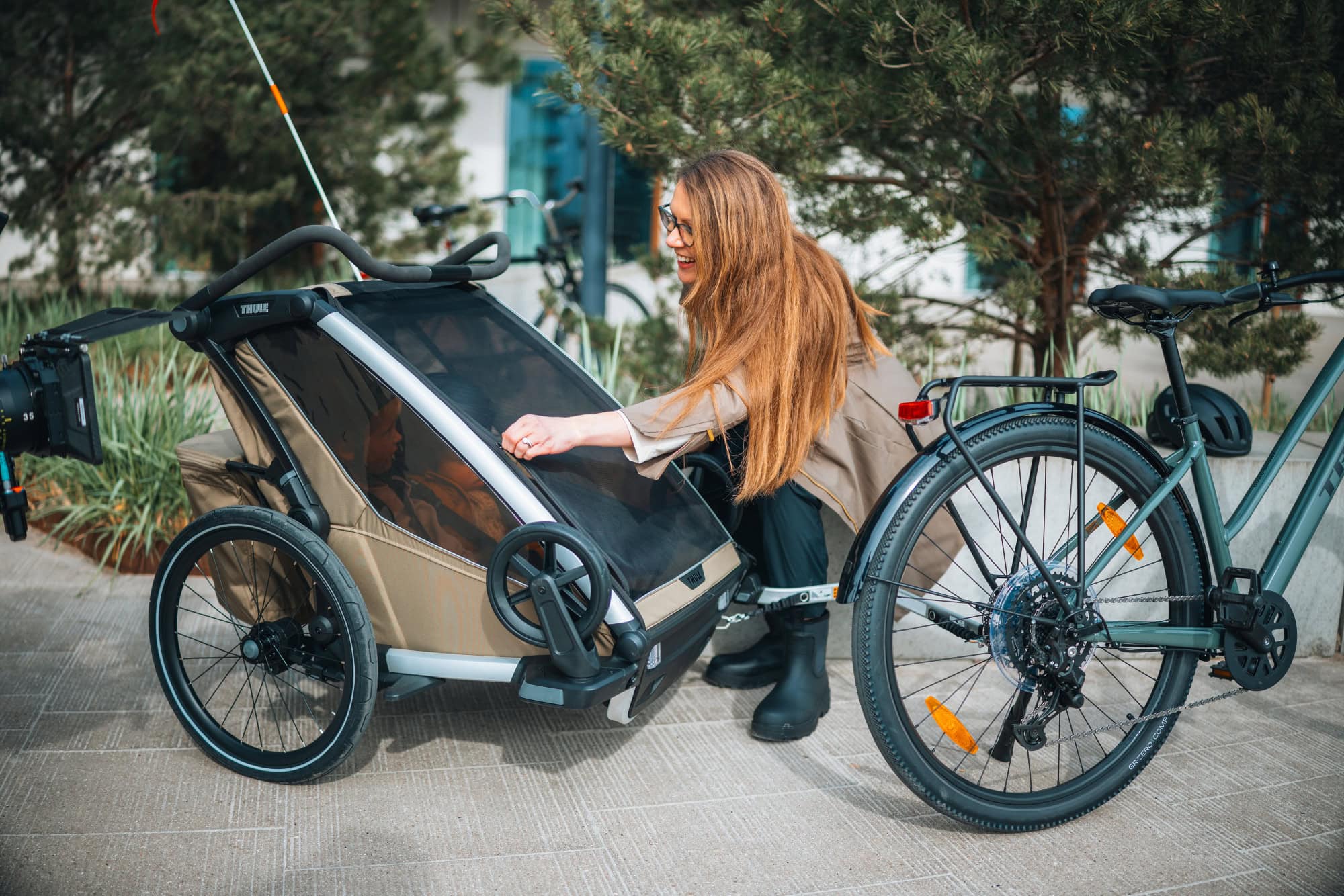 2Large Thule Chariot Cross2 Double C Thule