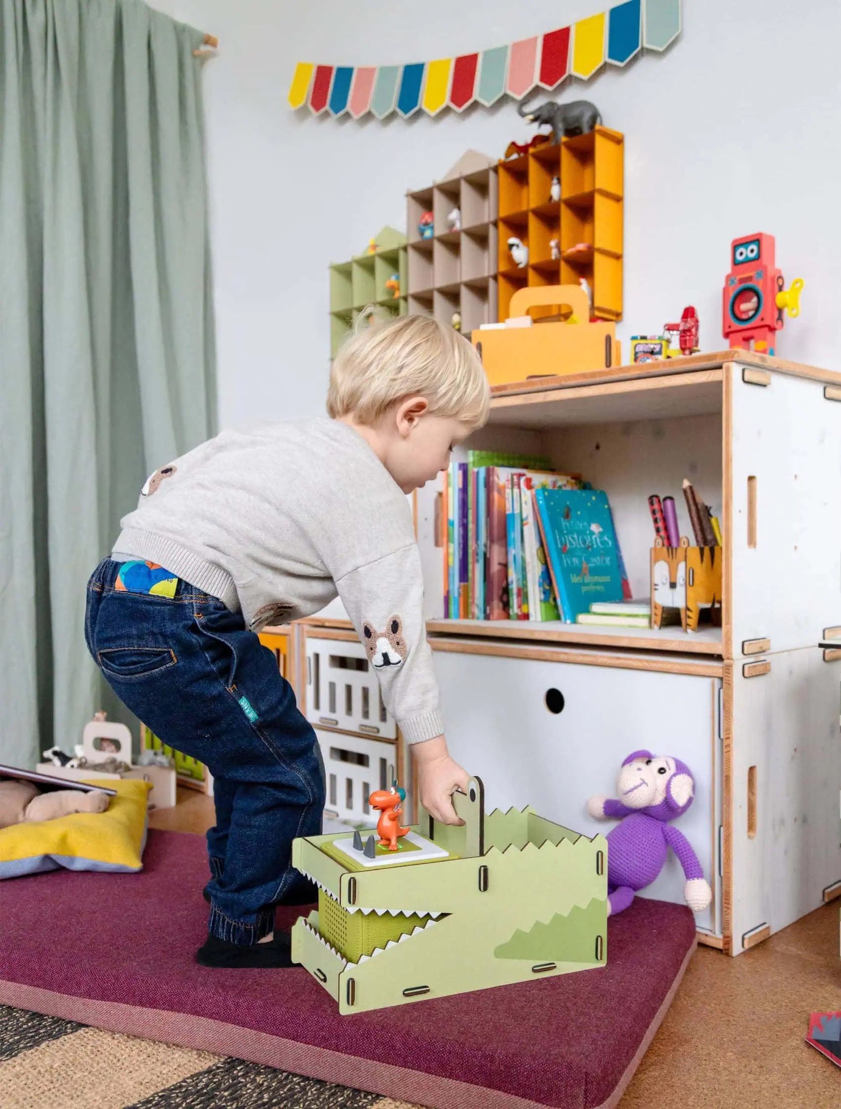 Tragebox Krokodil Von Werkhaus Für Toniebox Und Tonies