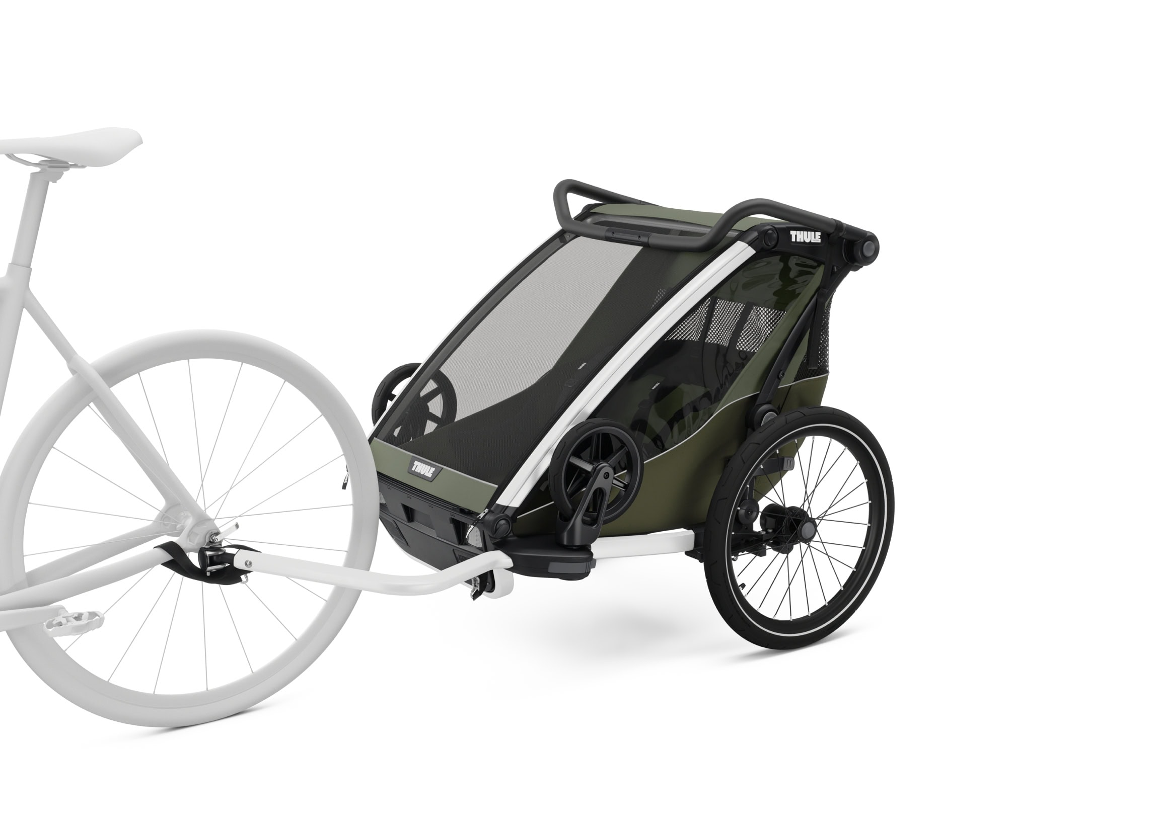 Thule Chariot Fahrradanhänger Für Kinder // Himbeer