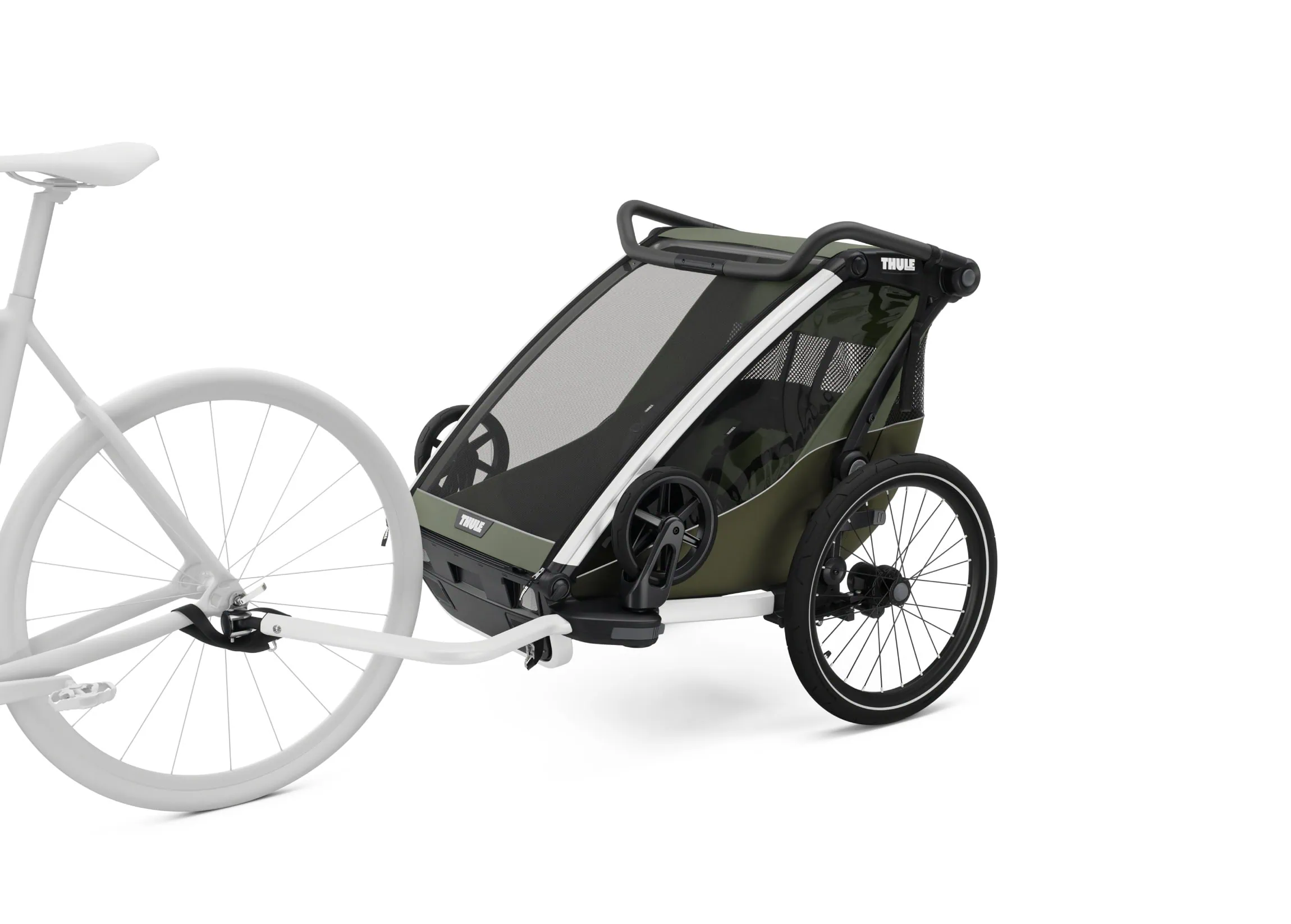 Thule Chariot Fahrradanhänger Für Kinder // Himbeer