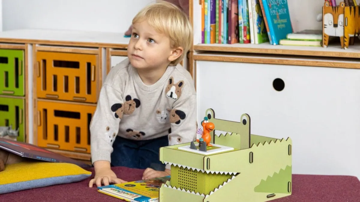 Tragebox Krokodil Von Werkhaus Für Toniebox Und Tonies // Himbeer