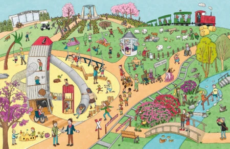 Mein Britzer Garten Wimmelbuch Oster-Gewinnspiel // Himbeer