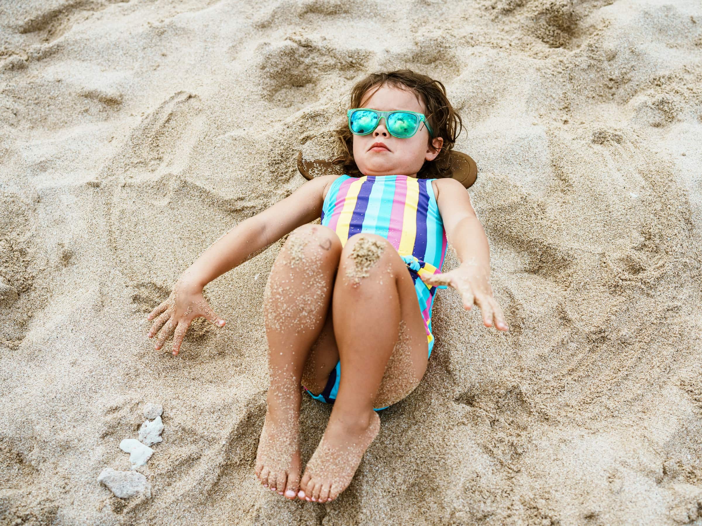 Top 10, Die Schönsten Strandbäder Berlins, Kind Im Sand // Himbeer