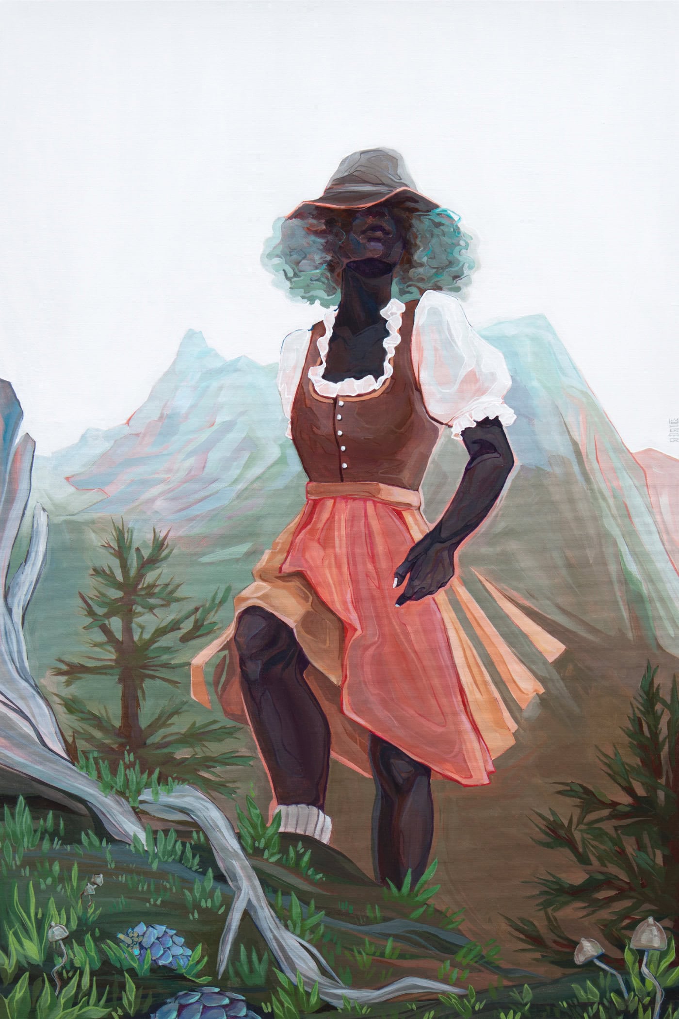 Die Berge Tirols - Ausstellung Im Museum Europäischer Kulturen Berlin Mek: Kunstwerk Von Lilee Imperator // Himbeer