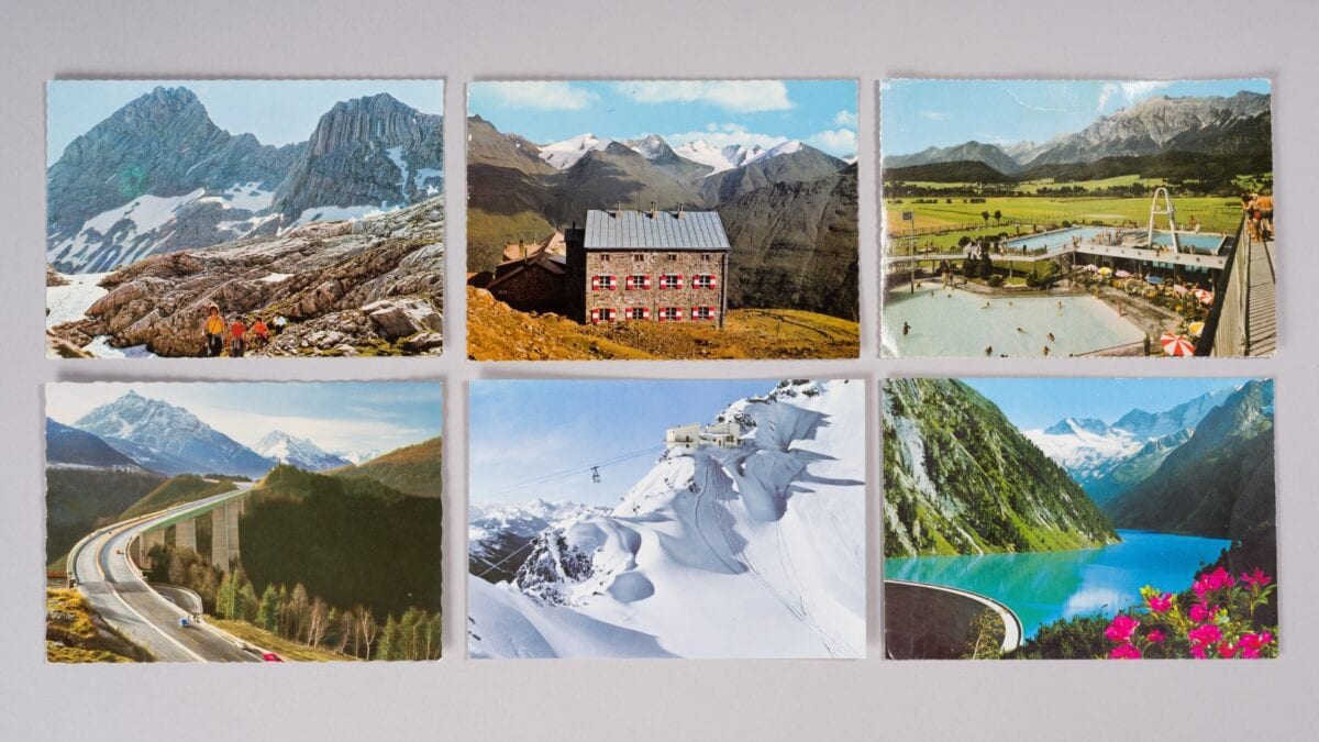 Die Berge Tirols - Ausstellung Im Museum Europäischer Kulturen Berlin Mek: Tiroler Postkarten // Himbeer